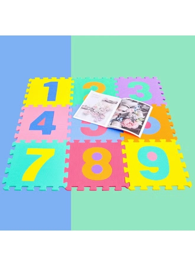 Kids Foam Puzzle Floor Play Mat, Numbers Foam Puzzle Play Mat 10 Tiles Great for Kids to Learn and Play-Interlocking Puzzle Pieces | 30 * 30 * 1cm - Image 5