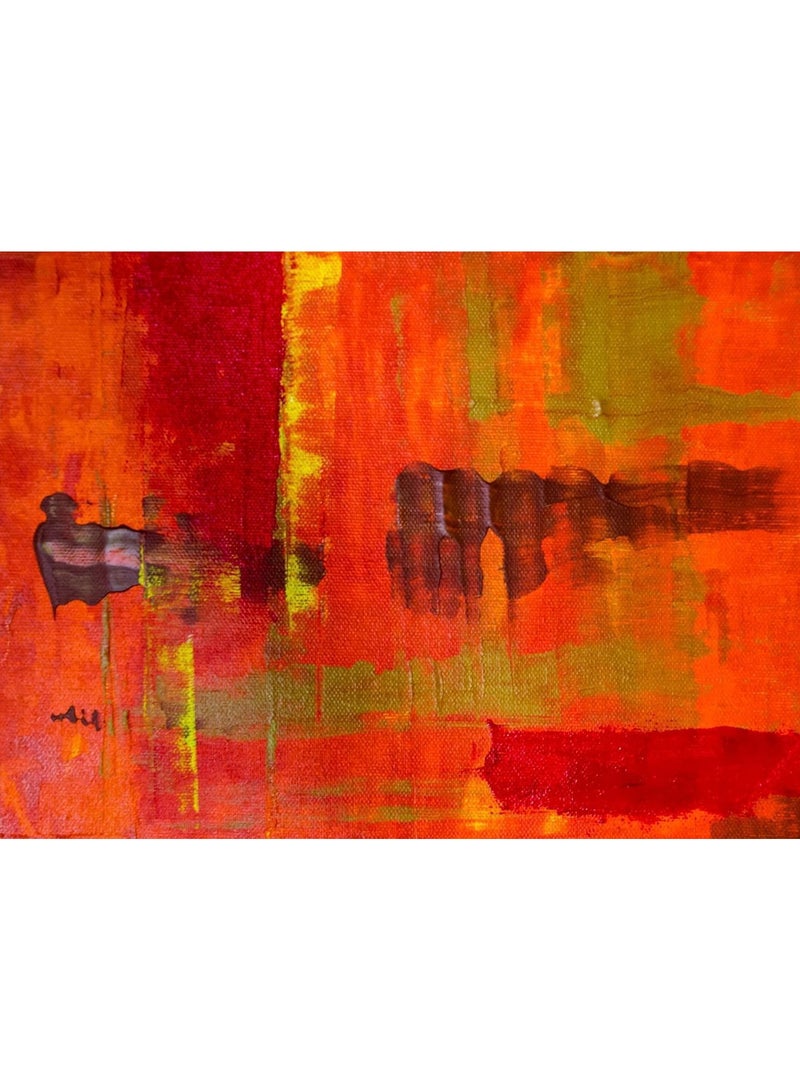 Today Idea Today Idea Contemporary Abstract Canvas Wall Art Prints | Pinewood Framed Wall Décor with Acrylic Coating Home Decor for Bedroom, Living Room, Office14x18" (Painting-1) - Image 1