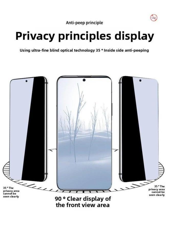 Iqooneo5 Anti-Peep Film Iqooneo8/neo3/neo6se/neo7/neo9 Tempered Iqoo11-Colour:Ultra-thin Hydrogel [protects Privacy]★Upgraded Privacy Protection】3 Pieces★Give Gifts-Size:iQOO 9 Pro - Image 2