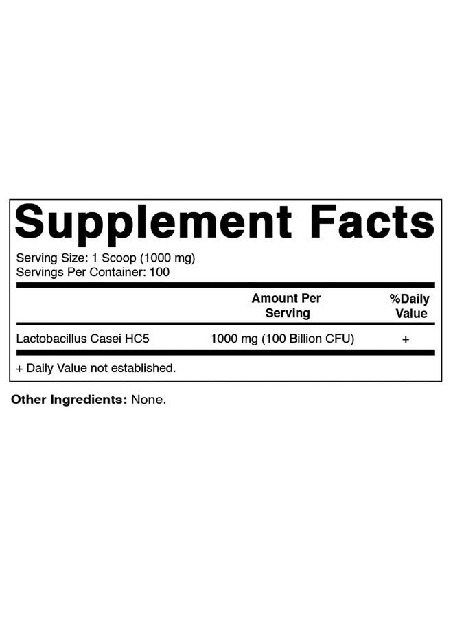 Vitamatic Lactobacillus Casei Probiotic Powder - Digestive Health Support - 100 Gram (3.5 OZ) - 100 Servings - Image 2