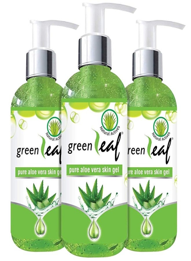 Green Leaf Pure Aloe Vera Skin Gel 190GM Pack of 3 - Image 1