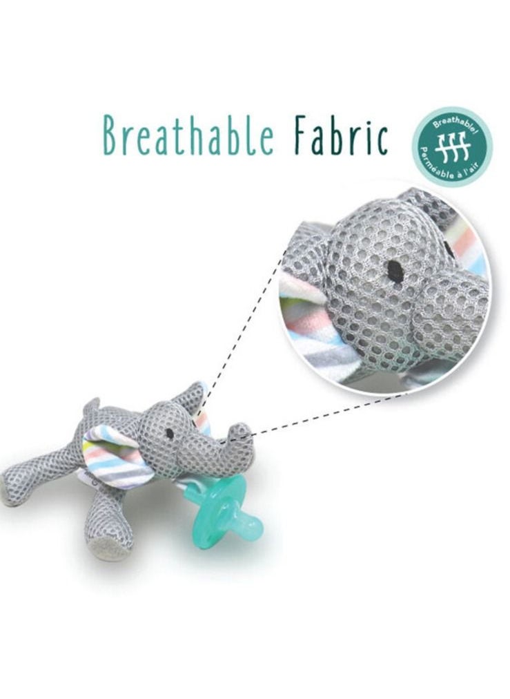 Babyworks Babyworks Pacifier Friend with Pacifier Elly Elephant  - Image 3