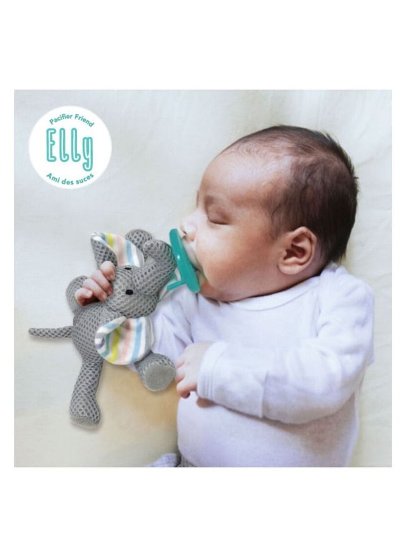 Babyworks Babyworks Pacifier Friend with Pacifier Elly Elephant  - Image 4