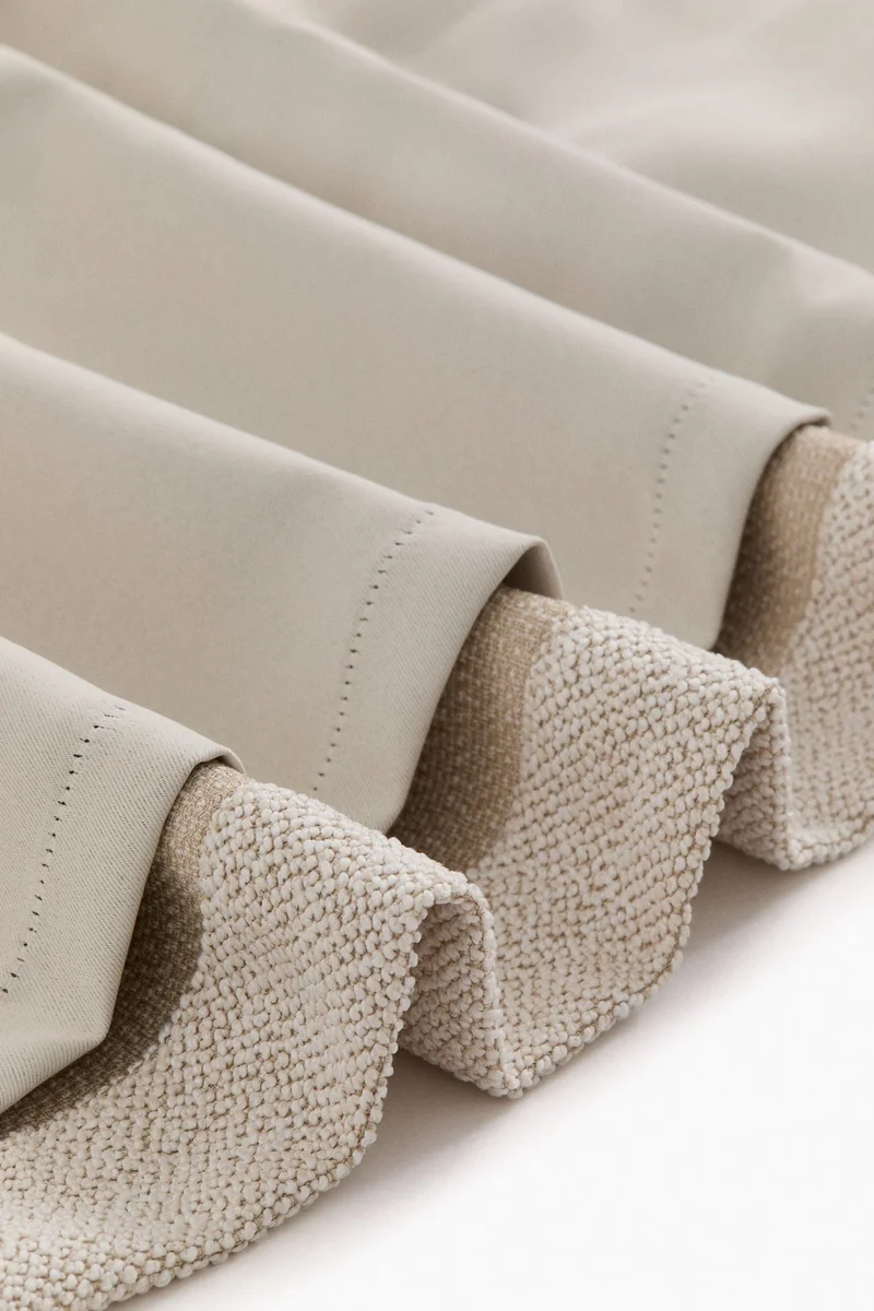 H&M 1-pack long and wide bouclé curtain length