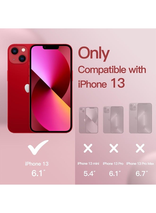 Jetech Silicone Case for iPhone 13 6.1-Inch, Silky-Soft Touch Full-Body Protective Phone Case, Shockproof Cover with Microfiber Lining (Red) - Image 2
