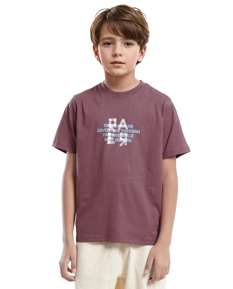 Rare Ones Rare Ones Kids Nova Pink Cotton Half Sleeve Printed Slip-On Closure Regular Fit T-Shirt