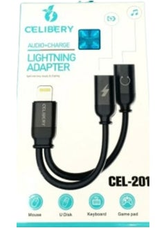 2 In 1 Adapter iPhone With Charger Port And Headphone Port Lightning