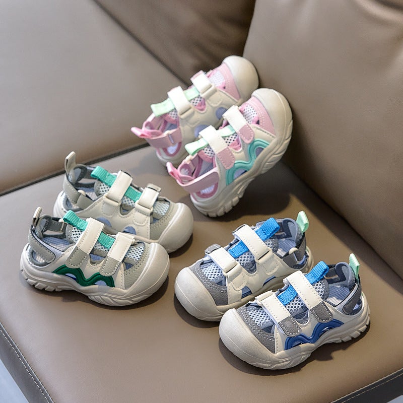 Mesh Sneakers Lightweight Flexible Sole Walking Shoes For Kids Indoor And Outdoor Activities - Image 2