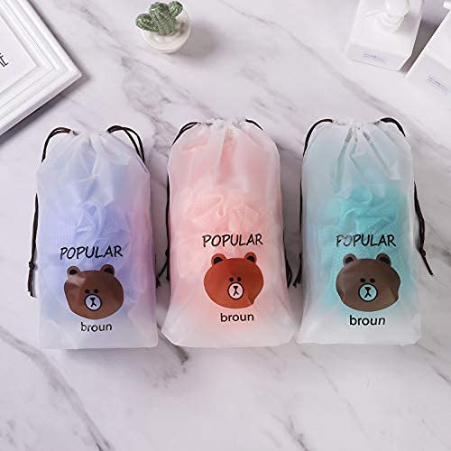 Incrizma Loofah sponge exfoliating gloves Back Scrubber 3-piece set for Shower, Spa, Massage and Body Scrubs, Dead Skin Cell Remover (Back Scrubber + Gloves + Sponge - Random Colours) - Image 5