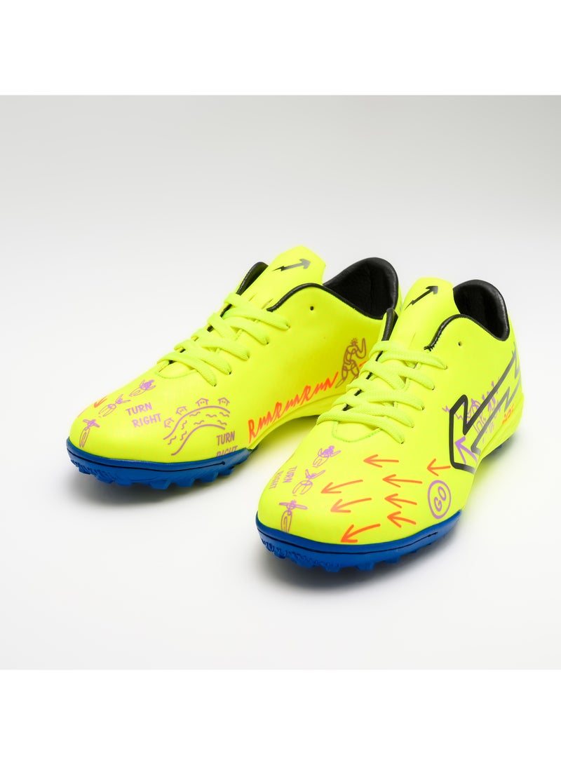 Blue Bird Sport Shoes PL102 Tartan yellow - Image 1