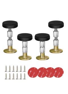 Generic Bed Frame Anti-Shake Tool, Adjustable Headboard Stoppers, 30-68mm, 4 Pieces  - Image 1