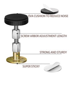 Generic Bed Frame Anti-Shake Tool, Adjustable Headboard Stoppers, 30-68mm, 4 Pieces  - Image 5