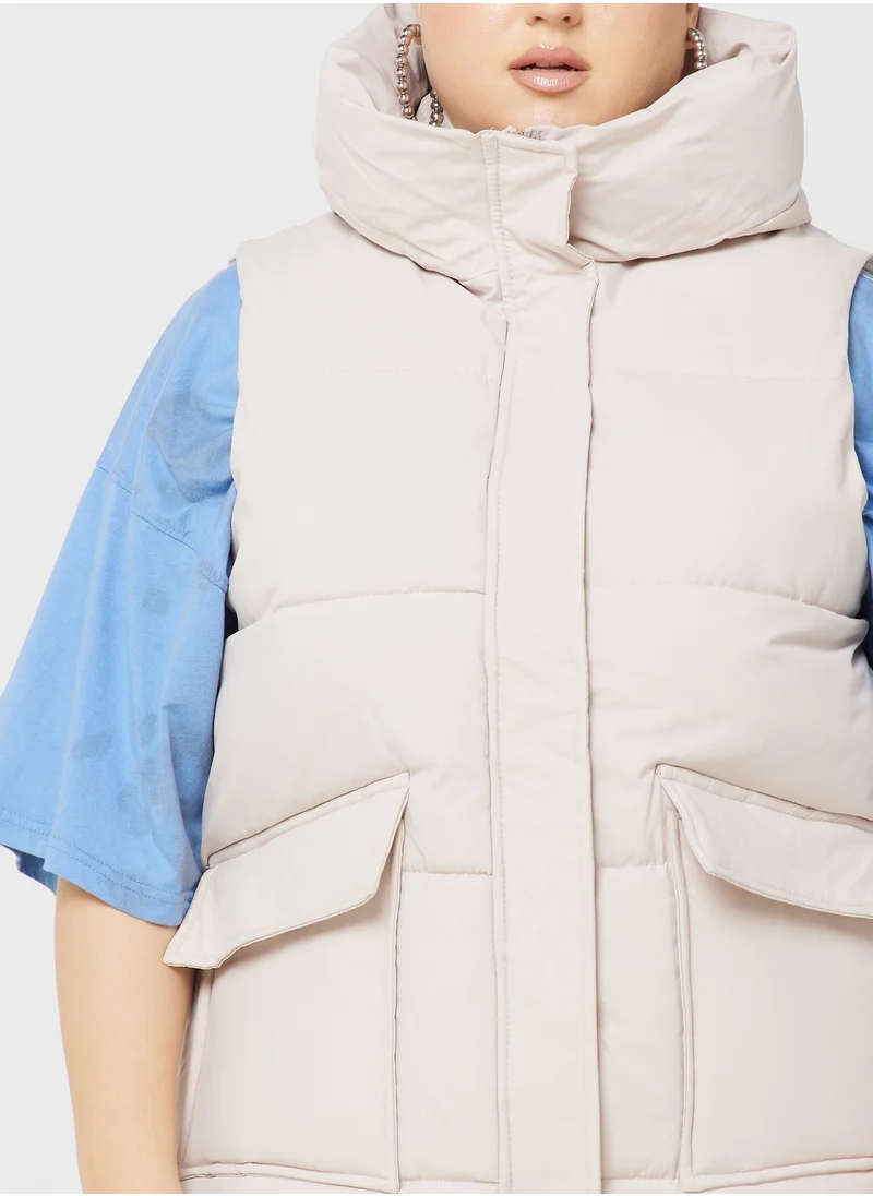 Ginger Plus Sleeveless Padded Vest