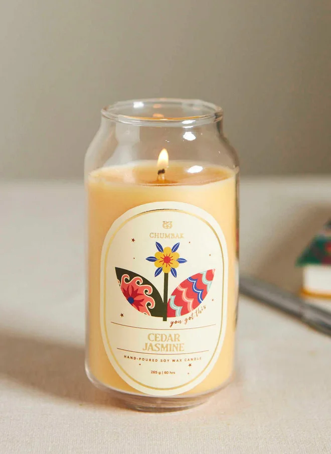 تشومباك Cedar Jasmine Soy Wax Candle