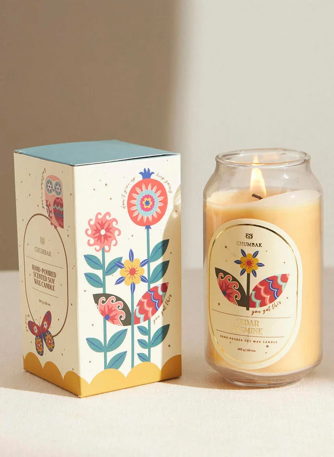 تشومباك Cedar Jasmine Soy Wax Candle