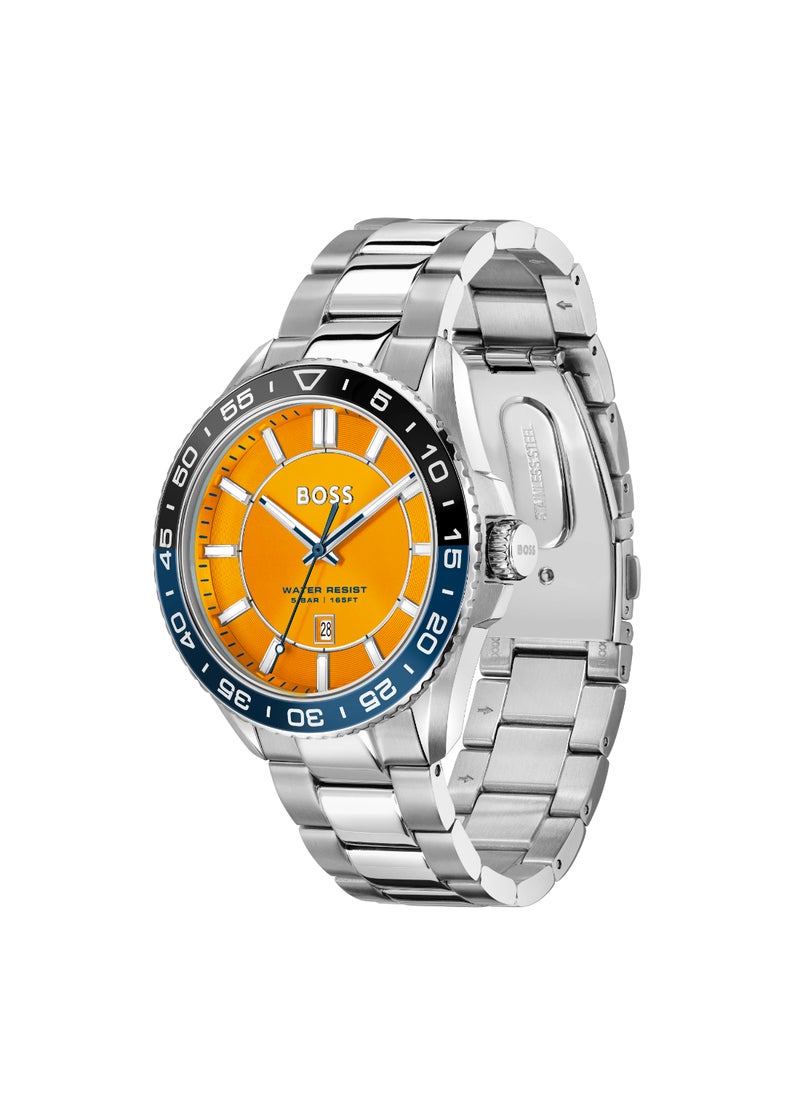 HUGO BOSS HUGO BOSS WATCH ROUND ANALOG MEN'S ORANGE CASE WATCH - 1514206  - Image 1