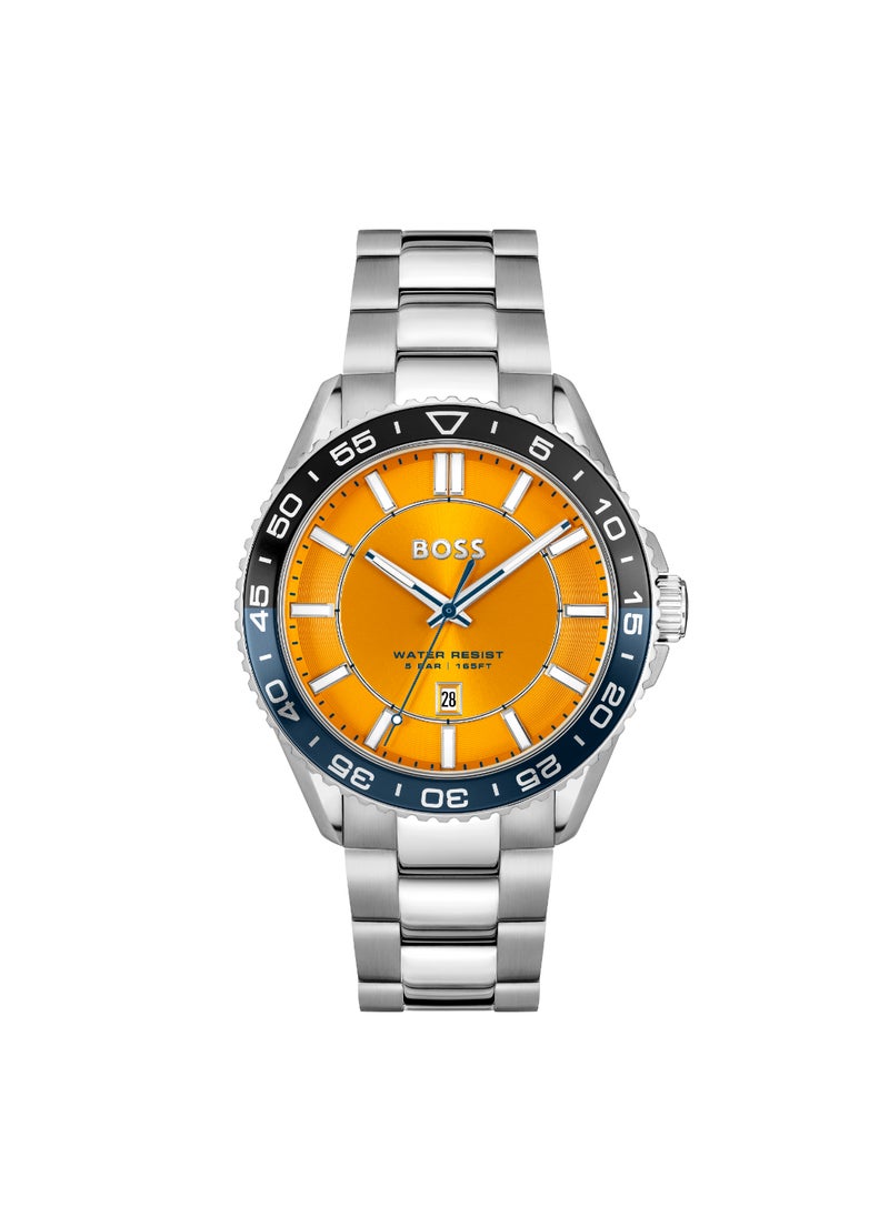 HUGO BOSS HUGO BOSS WATCH ROUND ANALOG MEN'S ORANGE CASE WATCH - 1514206  - Image 3
