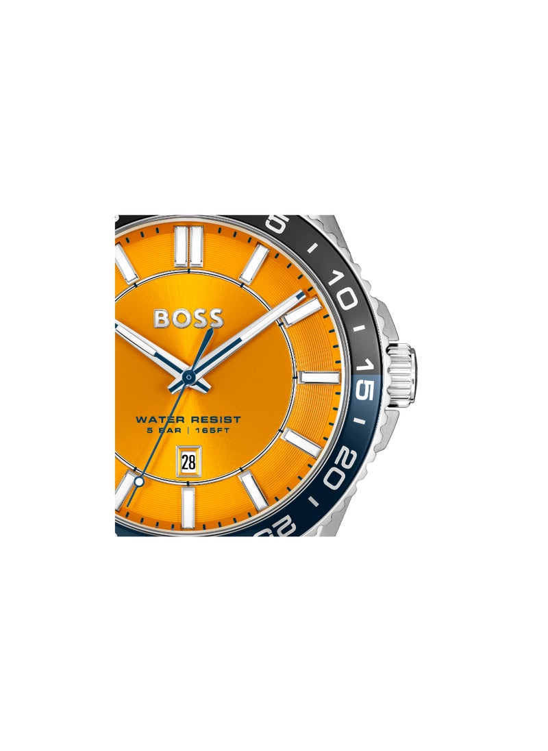 HUGO BOSS HUGO BOSS WATCH ROUND ANALOG MEN'S ORANGE CASE WATCH - 1514206  - Image 4