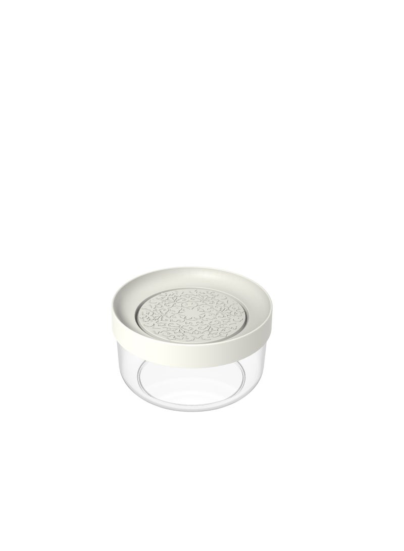 Biesse Plastic Round Food Storage and Preserving with Cream lid  0.6 L - Image 1