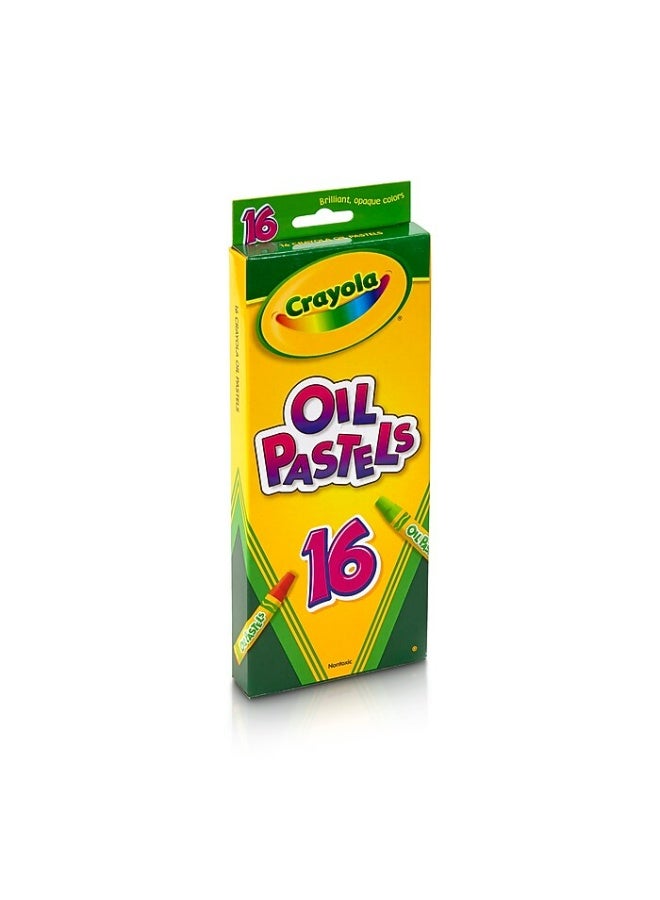 Crayola Oil Pastels,16 Ct Sticks | Features 16 Oil Pastels in unique, vibrant colors.| These creative arts and crafts supplies are great for art projects, school projects, and more. | Ideal for ages 4 & up. - Image 4