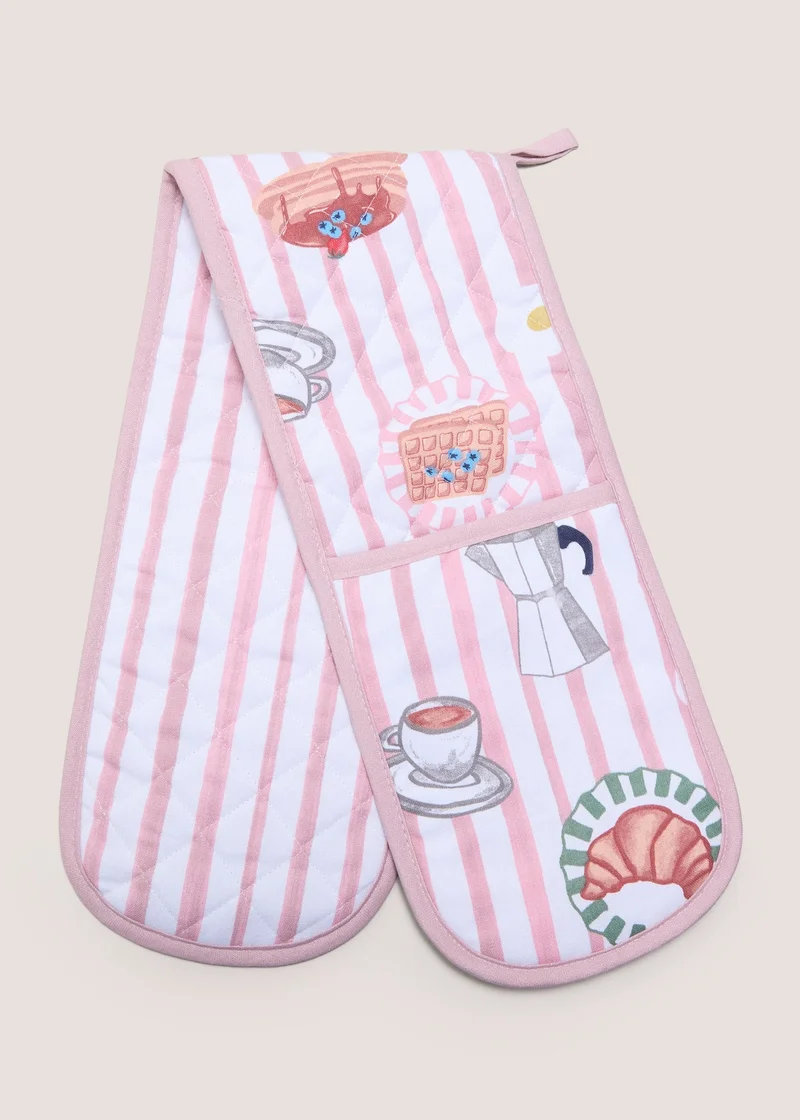 ماتلان Pink Breakfast Oven Gloves