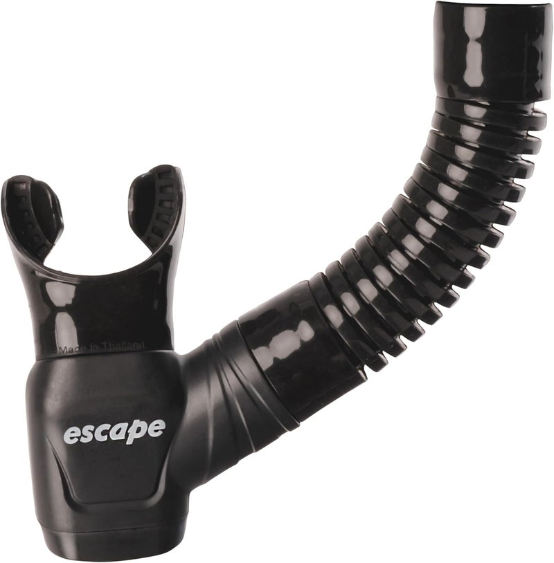 SCUBAPRO Escape Semi-Dry Snorkel, with Purge Valve and Splashguard Barrel-Top Design - Image 2