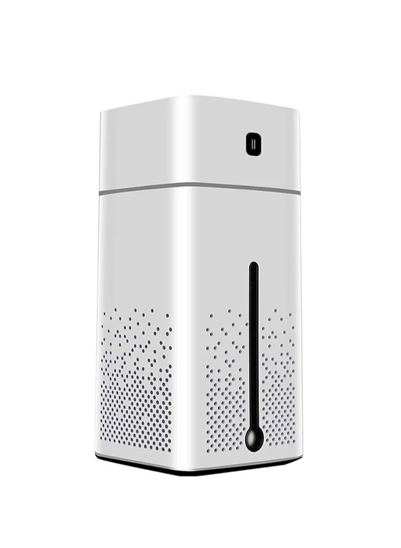 مرطب هواء محمول بمصباح LED ليلي 1000 مل 3 وات KS-601 أبيض / أسود - Image 1