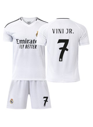 New Season 2-Piece Children's Football Jersey Set, Real Madrid Home Cristiano Ronaldo #7 Jersey, Children's And Youth Sizes, Football Jersey Gift Set - pzsku/ZBFBFBFEE5293A472F8D9Z/45/_/1726377454/8f81b710-d98f-4c60-be44-0bd8ed8bba28