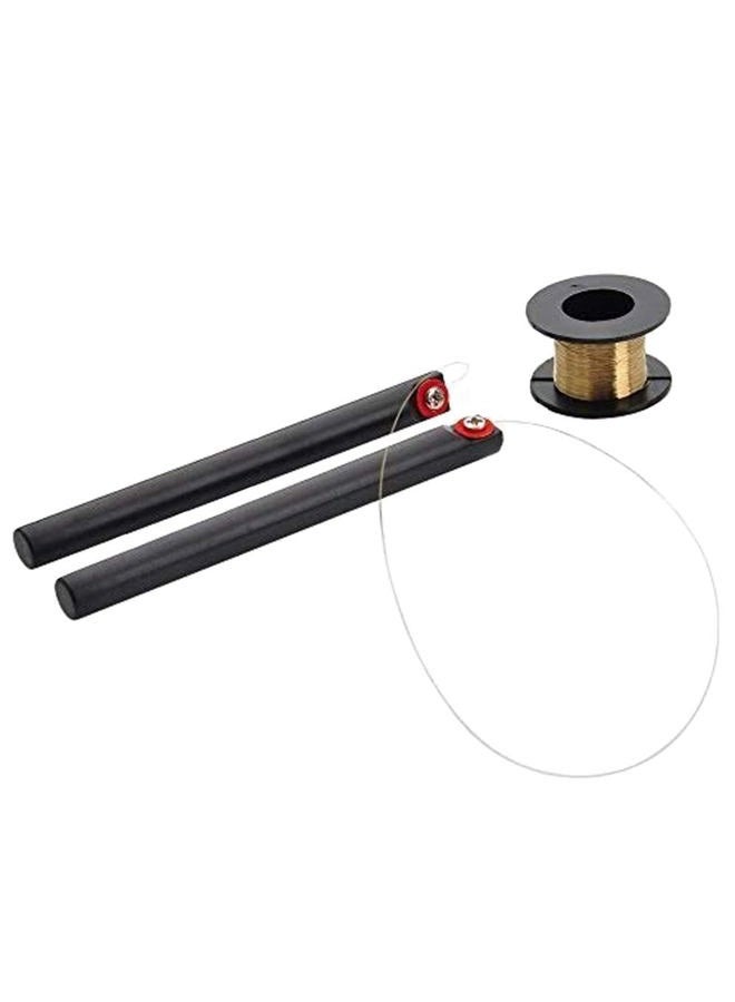Mmobiel Molybdenum Cutting Wire Gold 0.08mm 100m/329ft for LCD Front Glass Seperation with Handle Dissection Sticks - Image 1