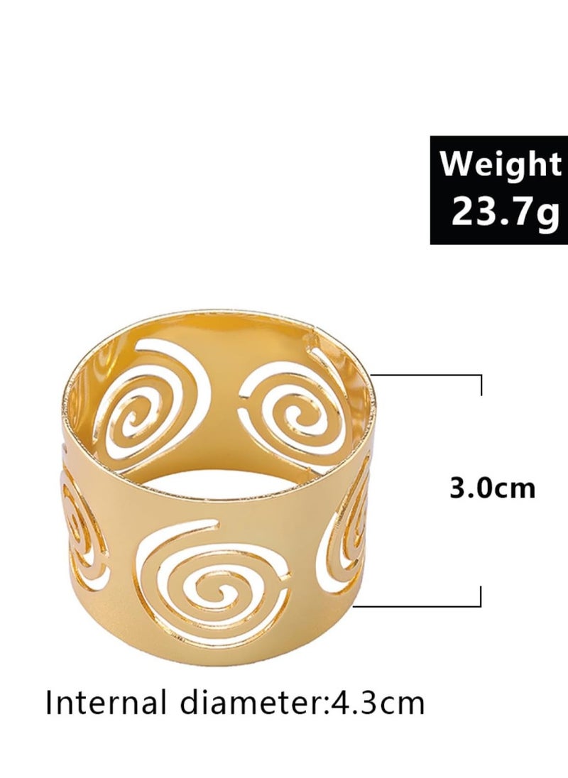 Generic - Napkin Rings Set of 12 (silver) - Image 1