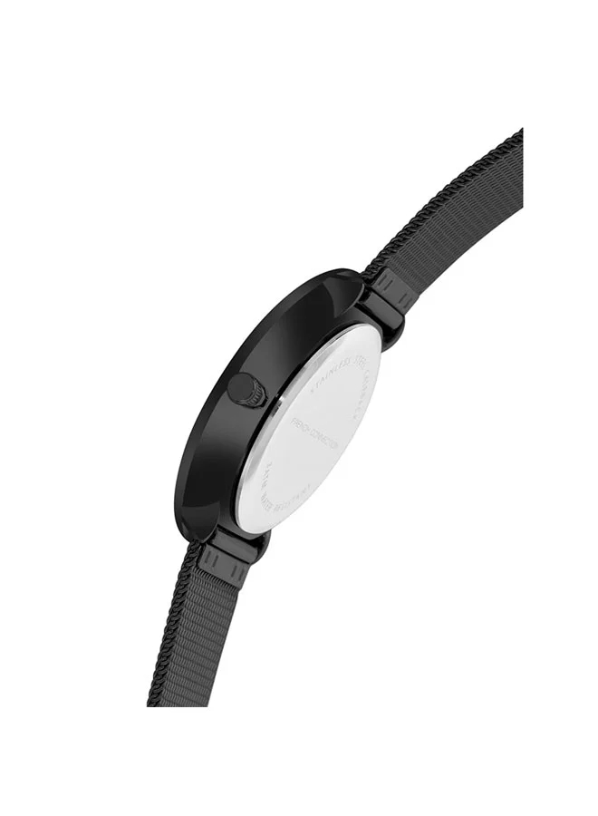 French Connection 41mm Men's Quartz Watch with Black Dial