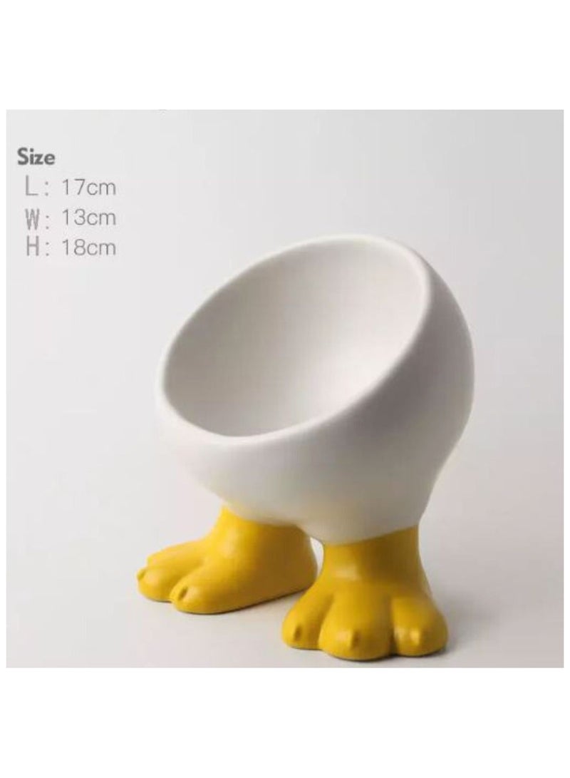 SIHIYA LIFE Ceramic Key Holder Bowl | Decorative Bird Feet Shaped Holder Bowl for Candy,Jewelry,Coins,Trinkets| Keys organizer,Storage Dish for Entryway,Table, Home,Office,Gifting - Image 3