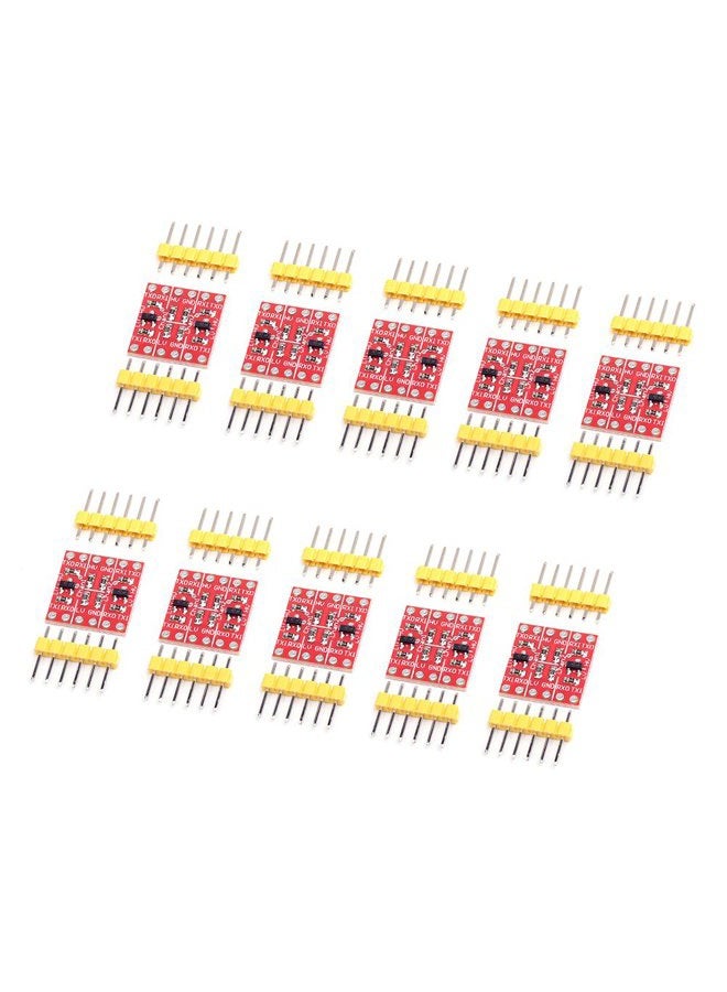 Cylewet 10Pcs 2 Channel Logic Level Converter 3.3V to 5V TTL Module for Arduino (Pack of 10) CYT1070 - Image 1