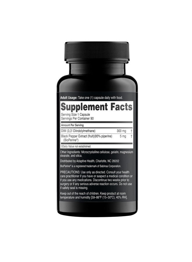 Nugenix مكمل نوجينيكس إسينشالز DIM 305 ملغ دايندوليلميثان وبيو بيرين لتحقيق توازن الهرمونات، 90 كبسولة - Image 2