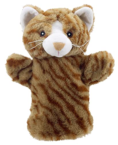 The Puppet Company - ECO Animal Buddies - Ginger Cat Hand Puppet - 25cm - Image 1