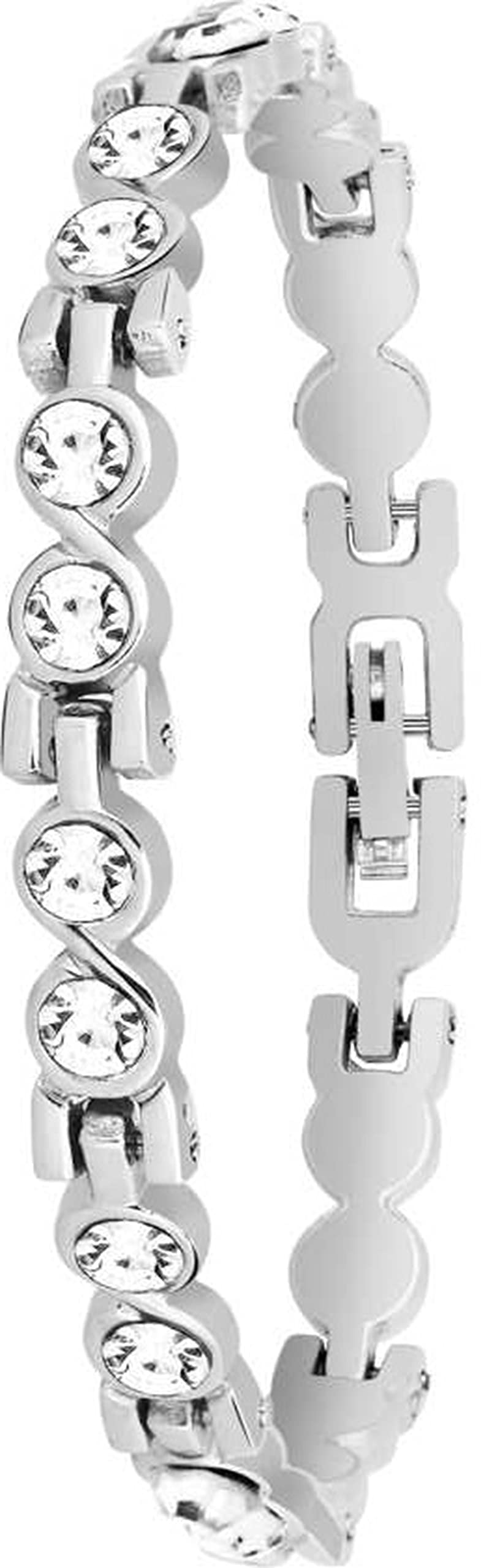 Acnos Premium Stainless Steel Casual Analogue Women's Watch (Blue Dial Silver Colored Strap) - Image 2