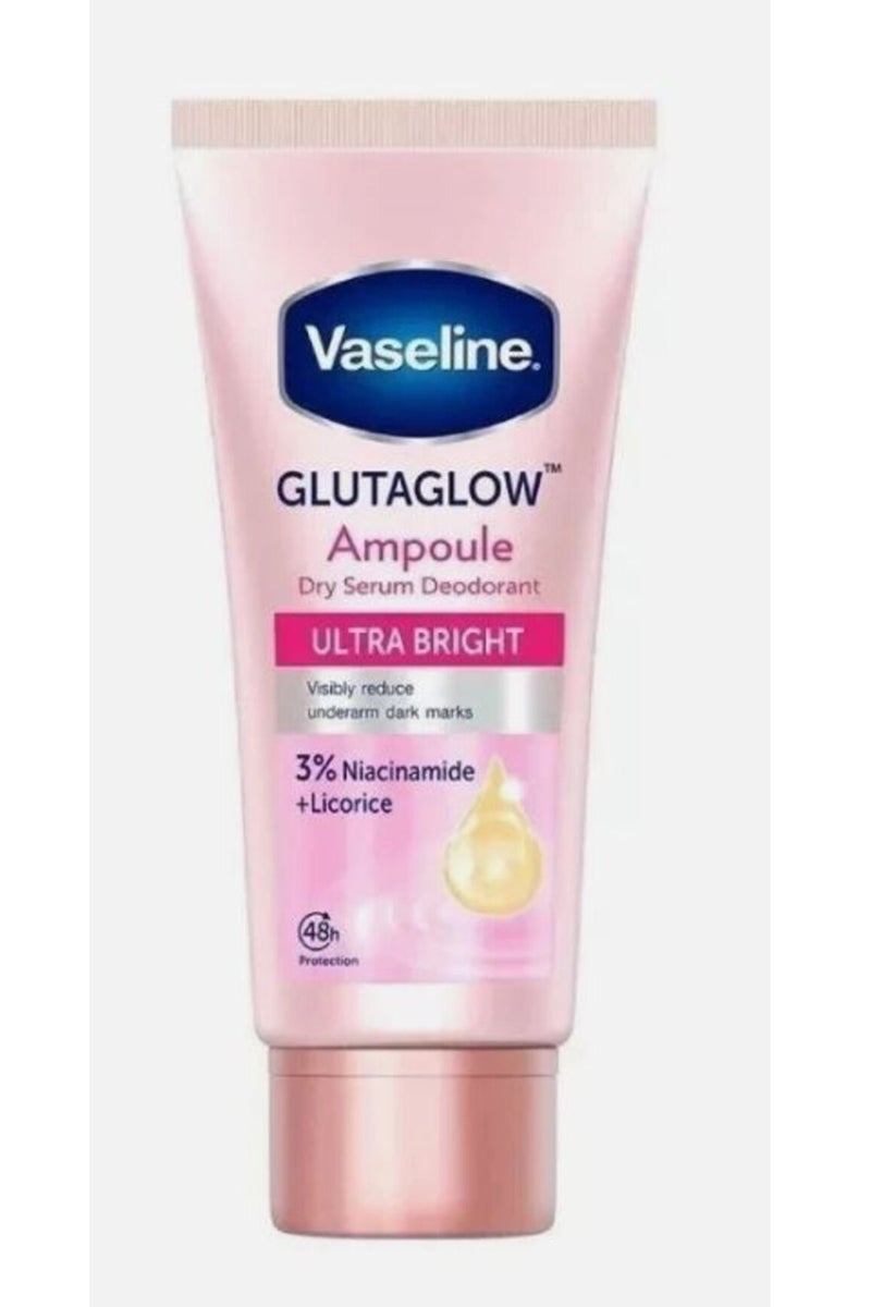 Vaseline Dry Serum Deodorant Ultra Bright Renew Gluta Glow Deo Ampoule 45ml - Image 1