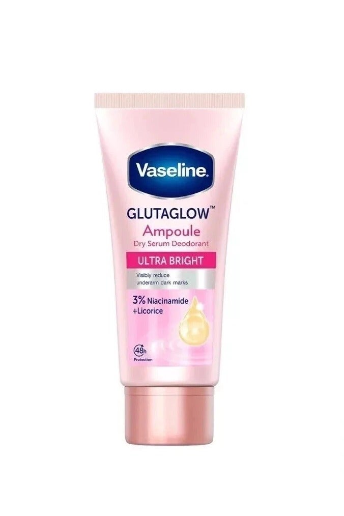 Vaseline Dry Serum Deodorant Ultra Bright Renew Gluta Glow Deo Ampoule 45ml - Image 2