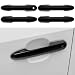 Bercicci Car Door Handle Cover Protector Compatible with Toyota 20192025 RAV4 20202025 Highlander Hybrid Include HEV Accessories Glossy Black ABS Material - Image 2
