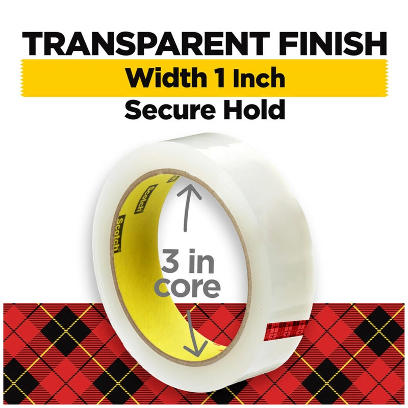 Scotch  Scotch Transparent Tape, 1 Box, 1 in x 2592 in, (600)  - Image 2