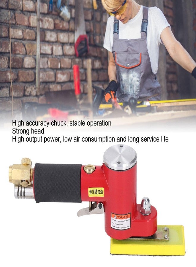 Jadeshay Random Orbital Sander Pneumatic Tool, High Power Push Switch Palm Sander with Air Filter, Zinc Alloy Construction, for Auto Body, Woodworking & Polishing - Image 4