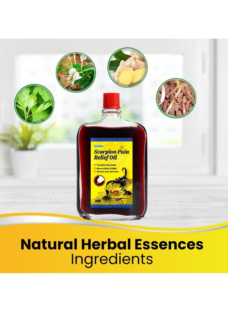 Sumifun Active Scorpion Oil, Effective Oil for Relaxing Neck, Shoulder, Waist, Leg and Trauma Muscles 50ml - Image 5