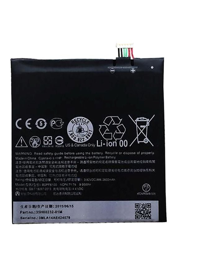 بطارية بديلة لهاتف إتش تي سي Bopjx100 2600 mAh أسود