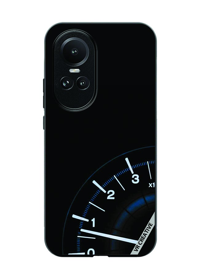 VR CREATIVE Protective Case Cover For Oppo Reno 10 Speedometer Design Multicolour - Image 1
