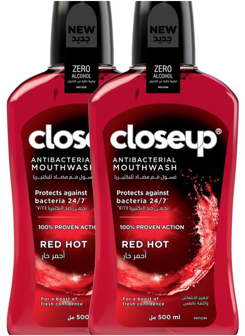 Antibacterial Mouthwash With Active Zinc Formula Pack Of 2