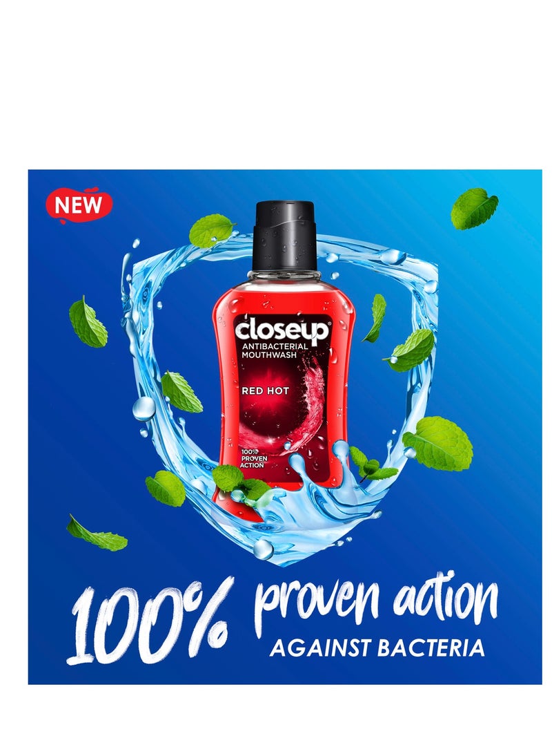 Closeup Antibacterial Mouthwash With Active Zinc Formula Pack Of 2 - Image 2