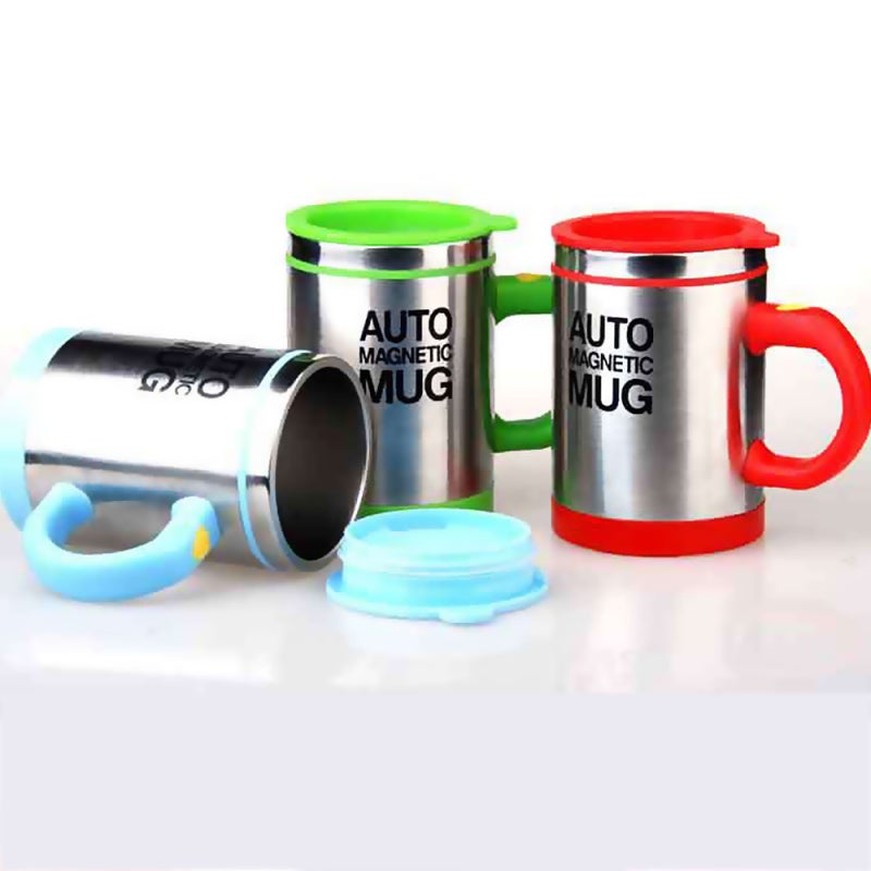 Magnetic Mug: 304 Food Grade Stainless Steel Double Layer Insulated Cup - Leak-Proof Sealed Cover Straw Hole Design Mixing Cup for Home Office Outdoor Daily Use - Image 2
