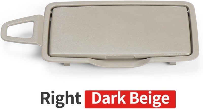 Wivplex Car Sun Visor Vanity Mirror Cover - Right Dark Beige - Image 2