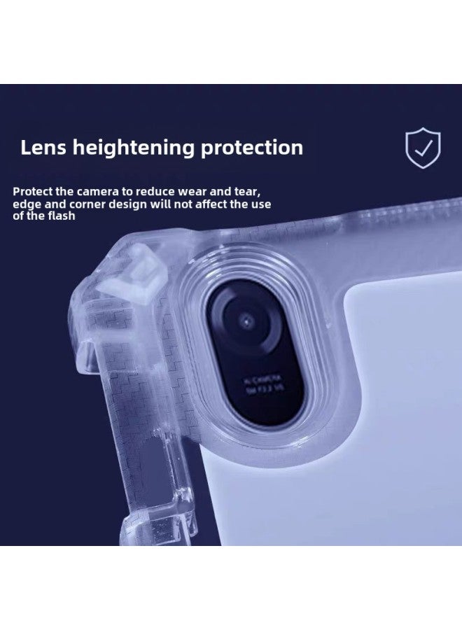Suitable For Ipad Protective Cover 24 Pro11 12.9 Bracket Air6 Thick Anti-collision Anti-fall Transparent Airbag Shell-Color:Second-generation Anti-fall Shell Transparent 】-Applicable Model:Air3/Pro10.5 - Image 3