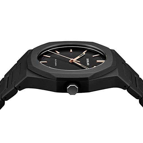 D1 Milano Polycarbon Unisex Luxury Watch, Polycarbonate Quartz Movement, Polycarbonate Strap, 50M Water Resistant Timepiece, Black Dial, 2 Years Warranty - PCBJ12 - Image 3
